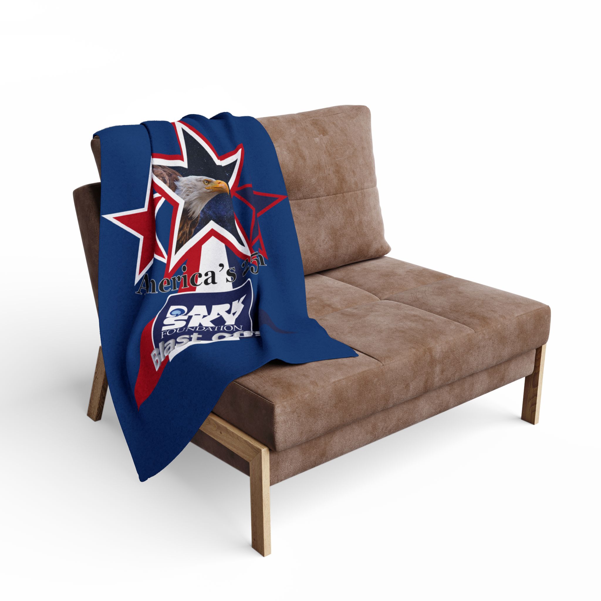 "America's 250th" Dark Sky Foundation Blast Off 2026 4th of July Throw - Image 4