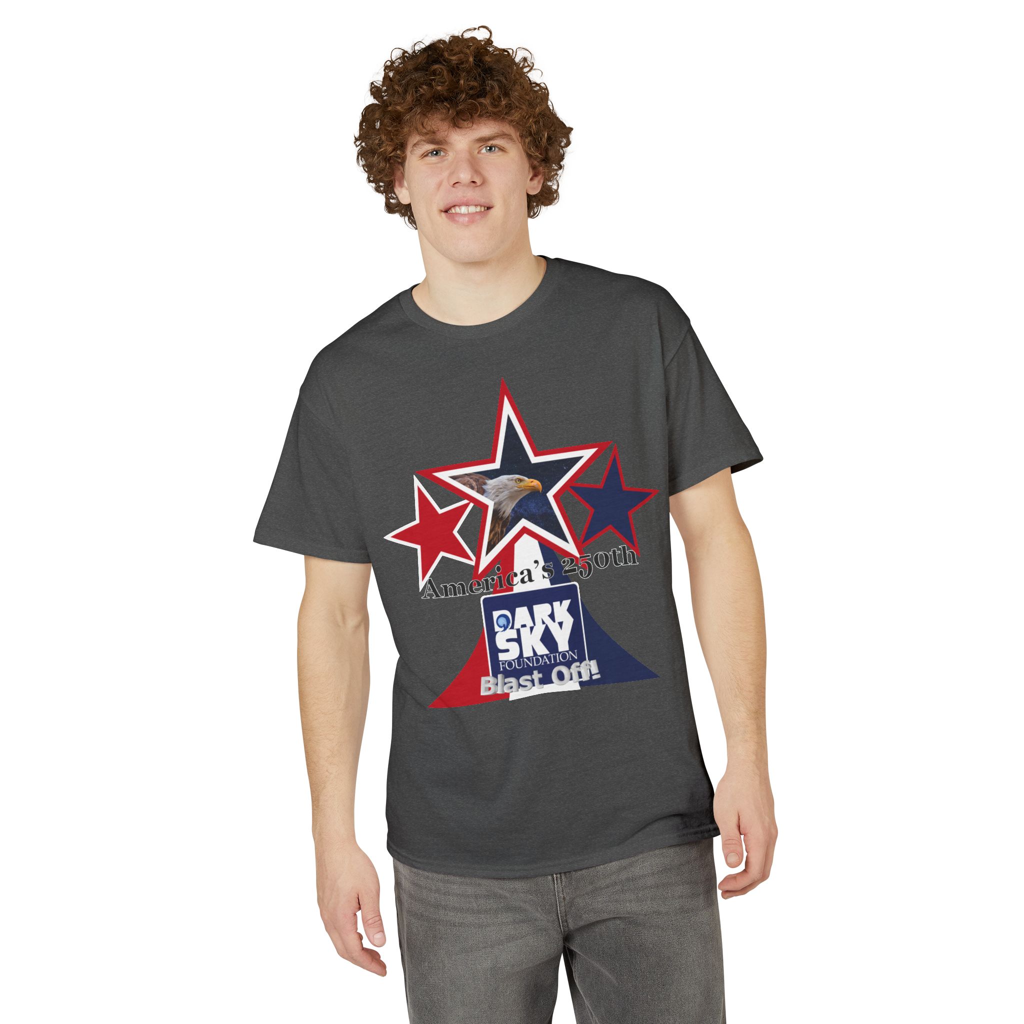 "America's 250th Celebration" Dark Sky 2026 Blast Off Tee - Image 17