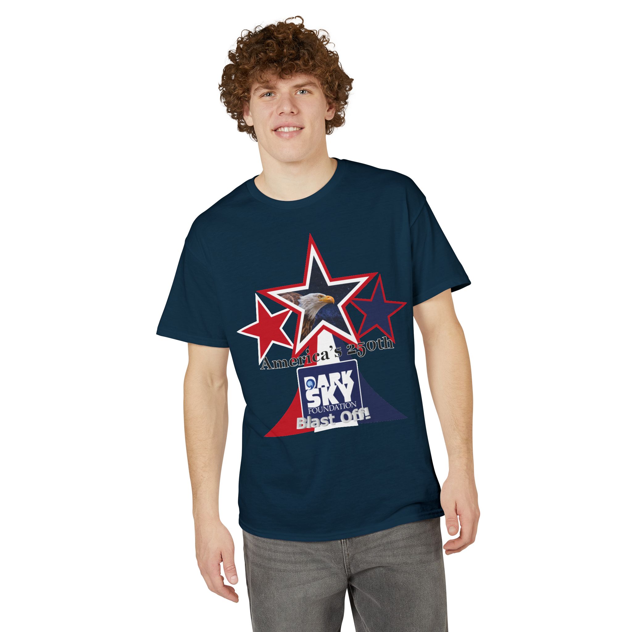 "America's 250th Celebration" Dark Sky 2026 Blast Off Tee - Image 23