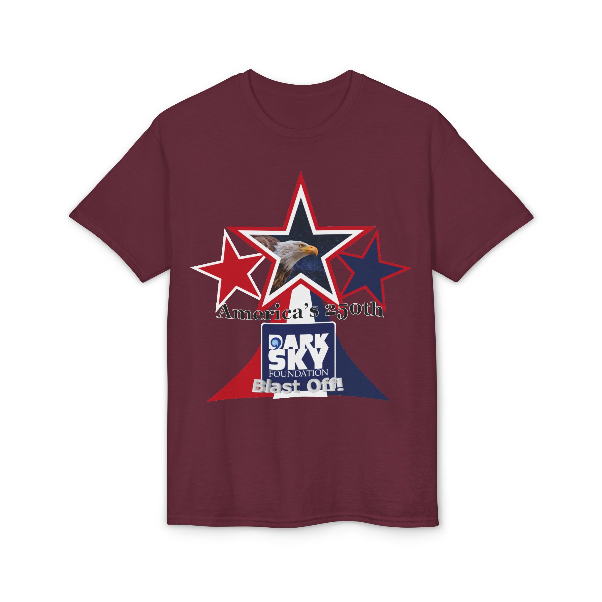 "America's 250th Celebration" Dark Sky 2026 Blast Off Tee - Image 7