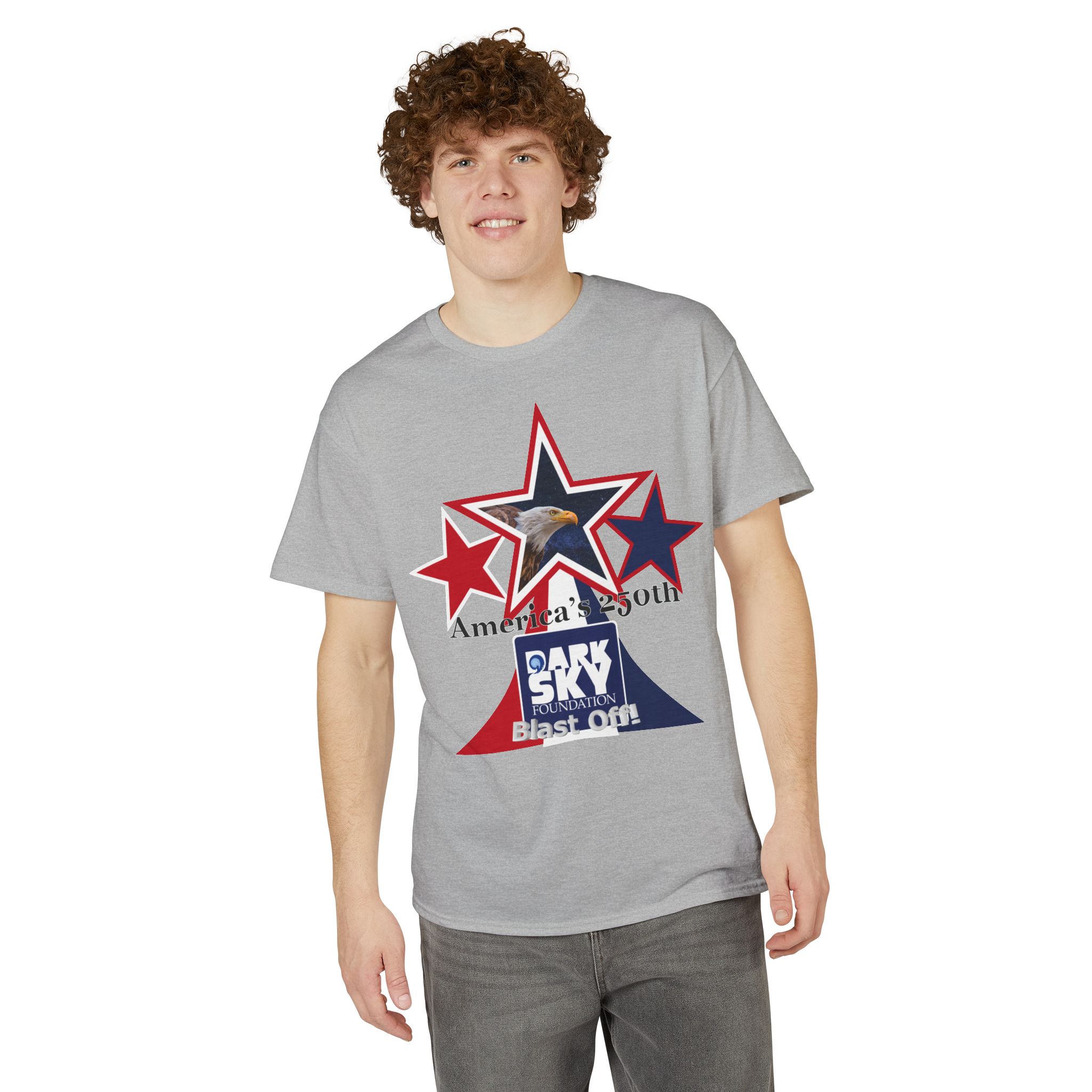 "America's 250th Celebration" Dark Sky 2026 Blast Off Tee - Image 5