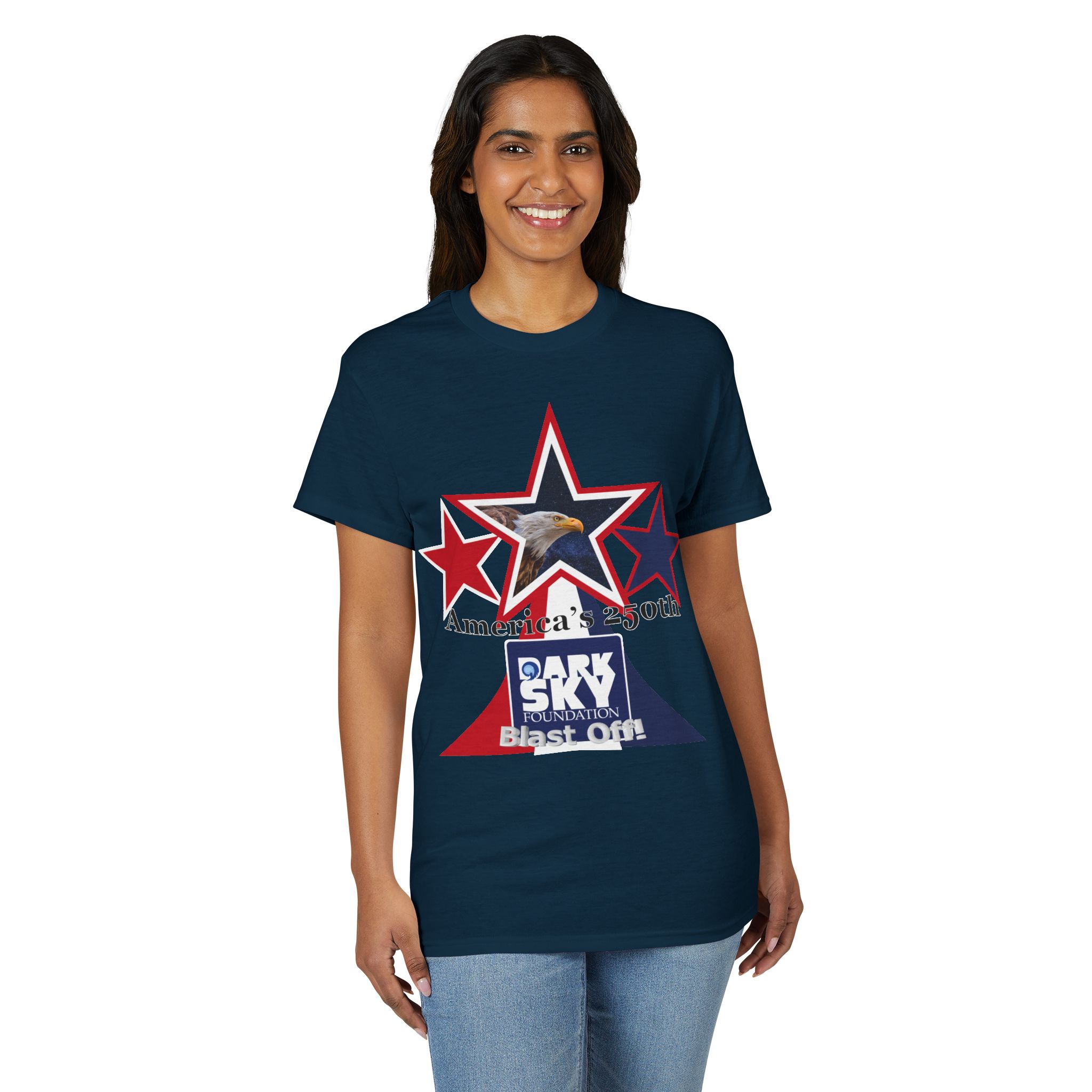 "America's 250th Celebration" Dark Sky 2026 Blast Off Tee - Image 22