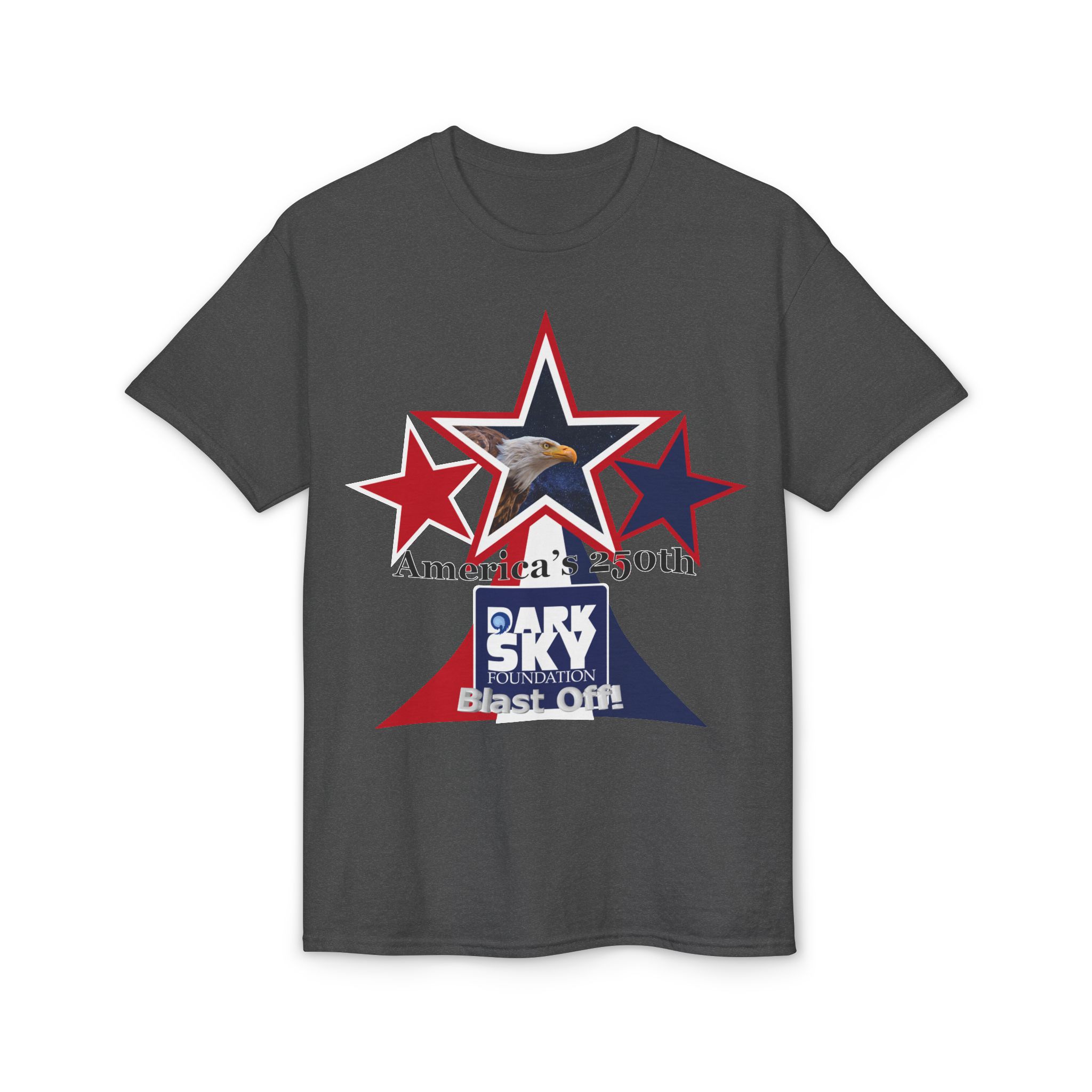 "America's 250th Celebration" Dark Sky 2026 Blast Off Tee - Image 13
