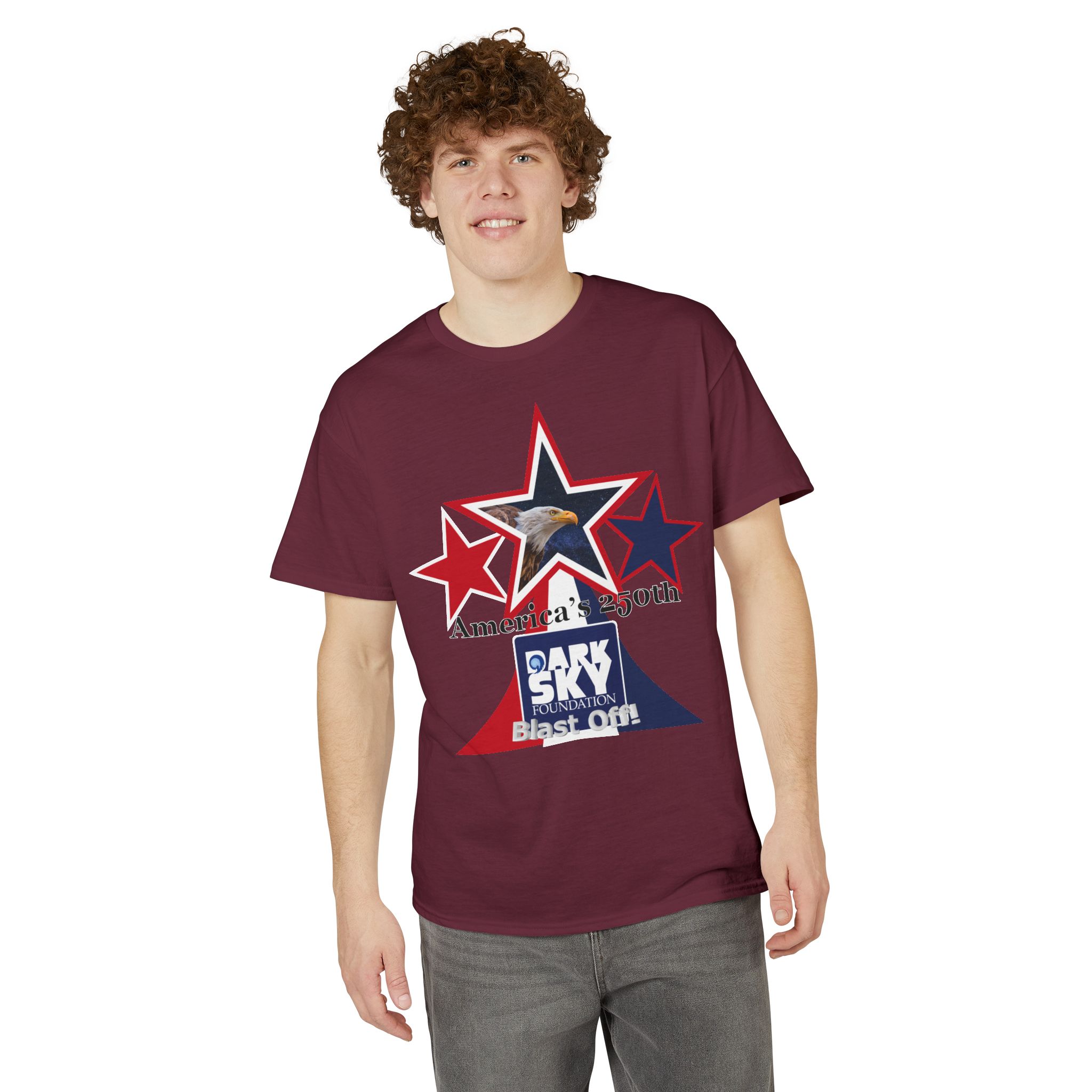 "America's 250th Celebration" Dark Sky 2026 Blast Off Tee - Image 11
